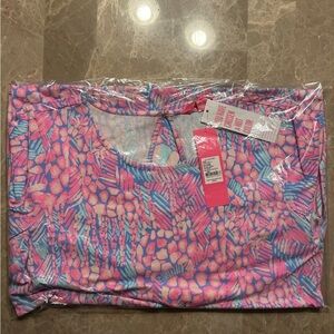 Lilly Pulitzer Britton dress pink blue high altitude print size largNWT NIP $178